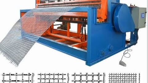 6mm -14mm crimped wire mesh making machine working video +86 182 3048 9099