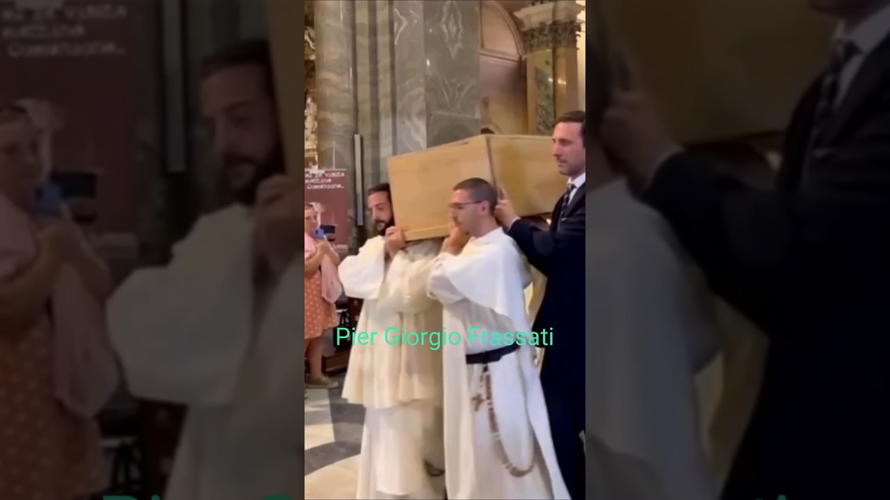 The transfer of the incorrupt body of Pier Giorgio Frassati to St. John's Cathedral in Turin