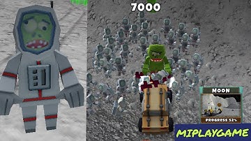 ZOMBIE SAFARI MOON MAP WALKTHROUGH GAMEPLAY 😊 PROGRESS 52% 