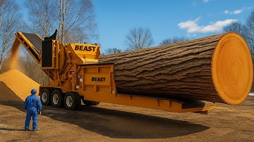 The Full Logging & Sawmill Journey – Powerful Wood Processing Machines in Action