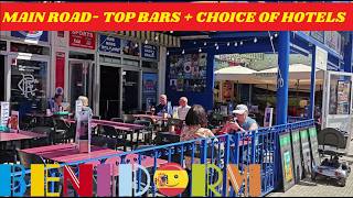 Benidorm 🏴󠁧󠁢󠁳󠁣󠁴󠁿 Bars IBROX &amp; Helens, Chinese Food &amp; Shops, Mini Golf &amp; Shops ~ Lepanto Street!☀️🇬🇧⛳