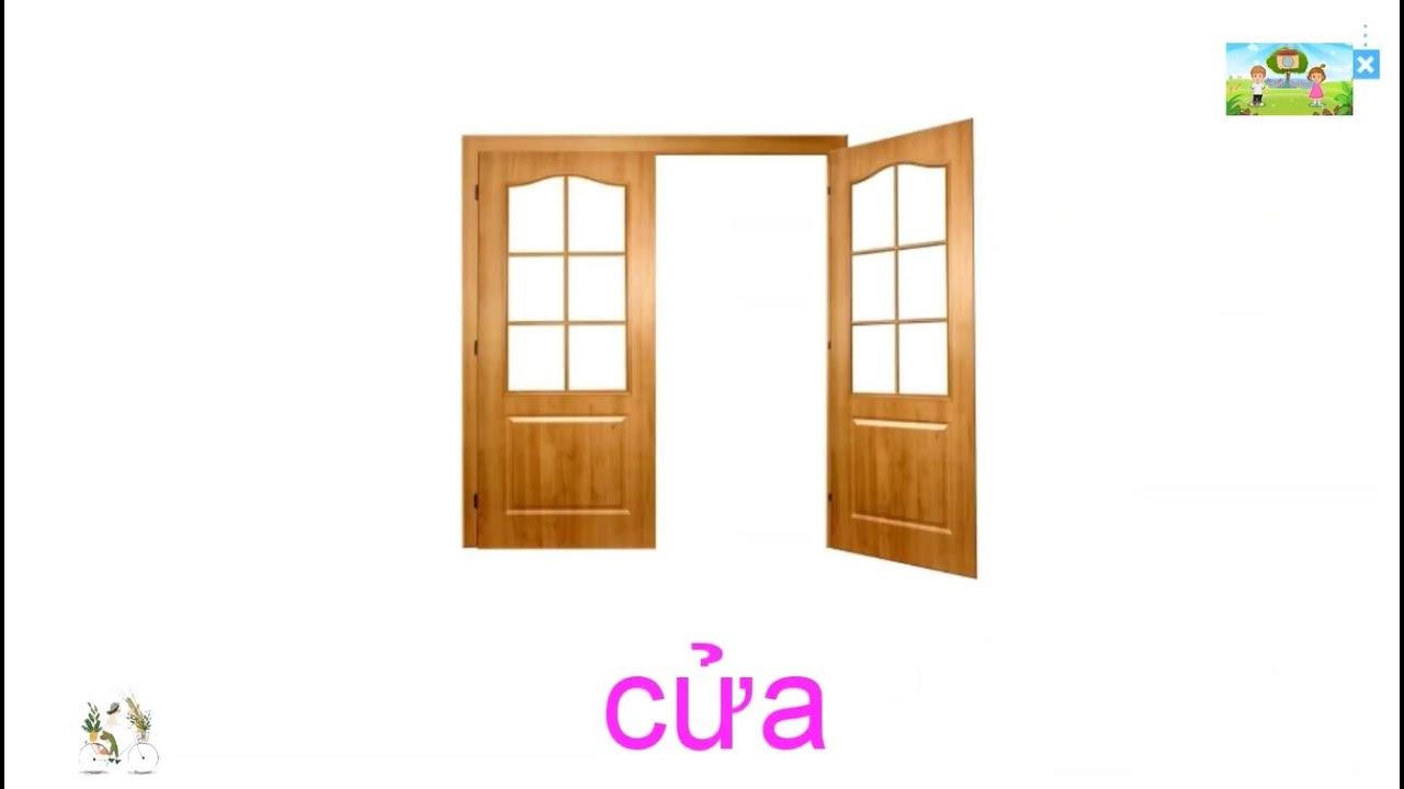 Learn VietnameseIdentify Household Items Curtains, Windows, Doors