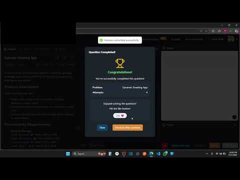 Dynamic Greeting App
