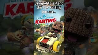 Using AI to extend the LBP Karting box art.. #littlebigplanet #memes #playstation #gaming