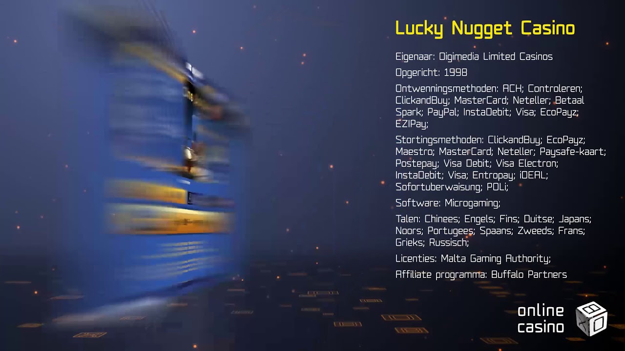 Prachtige bonussen in casino LuckyNuggetCasino: Bekijk onze review door OnlineCasinoBox.NL!