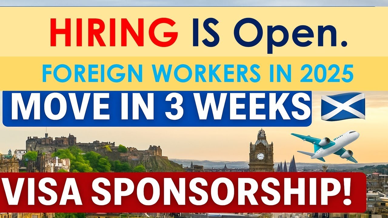 Scotland is Hiring Foreign Workers in 2025 – Move in 3 Weeks with Visa ...
