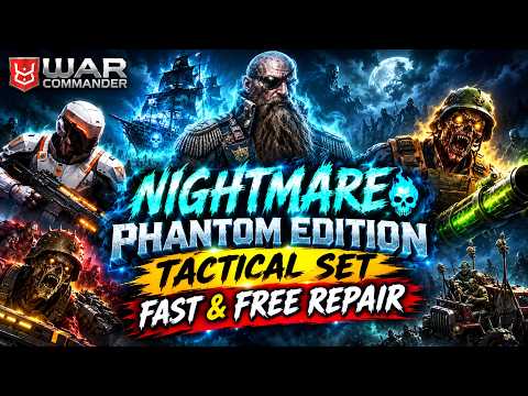 WAR COMMANDER | NIGHTMARE - PHANTOM EDITION TACTICAL SET FAST & EASIEST WAY WITH 90% RUBI ATTACK