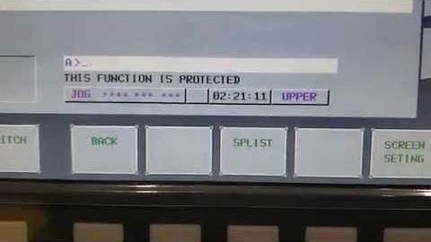 How to release this "Function is protected" (on ladder screen)