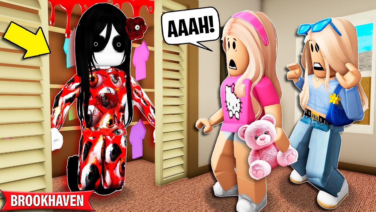 TEM ALGUMA COISA ESTRANHA NO MEU GUARDA ROUPA | Historinhas Brookhaven Rp Bibi e Lud