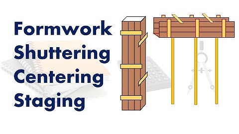 Difference Between Shuttering, Centering and Staging | Most asked in Civil Engineering Interview