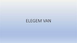 The Black Hole - Elegem Van Official Audio - 2022