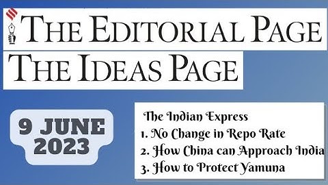9th June 2023 | Gargi Classes The Editorials & Idea Analysis | By R.K. Lata
