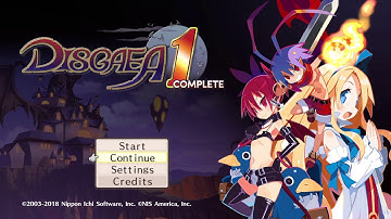 Disgaea 1 Complete. Intro.