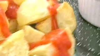 Картофель с томатным соусом. Картофель с томатным соусом.