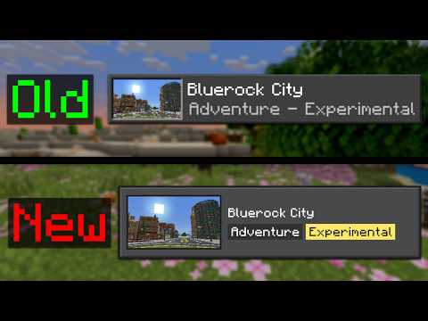 Minecraft’s Old vs New UI