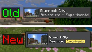 Minecraft’s Old vs New UI
