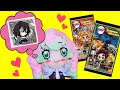 みつりちゃんは伊黒さんのシールが欲しい💛鬼滅の刃ディフォルメシールウエハースを開封！　鬼滅の刃コラボ　もけにゃん
