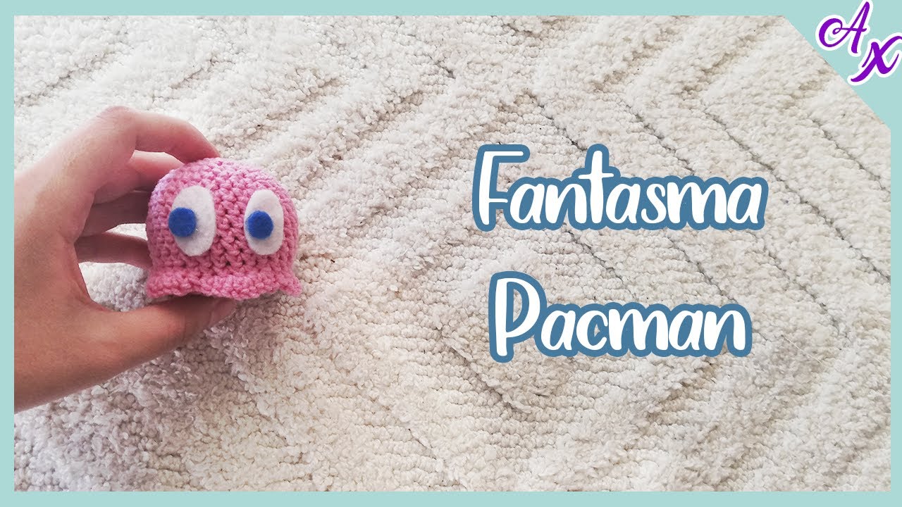 Fantasma Pacman | Tutorial amigurumi paso a paso en español