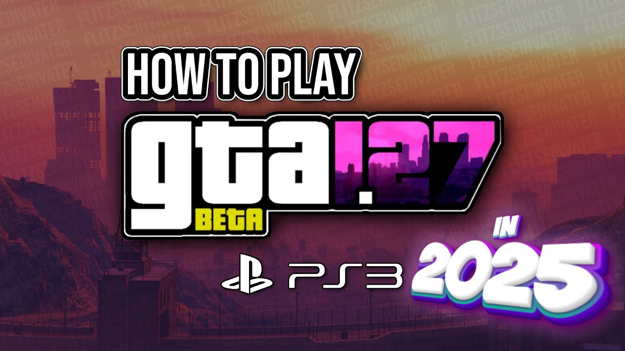 🔥 How to play GTA online in 2025 on a PS3 🎮
