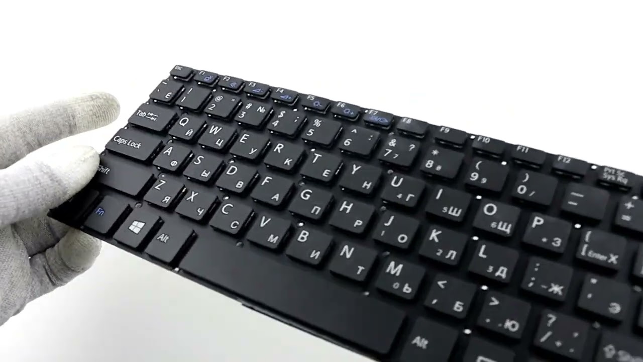 Клавиатура для ноутбука Sony SVF14 FIT14 черная p/n: 149267131, 9Z.NABBQ.30R, 149237061RU