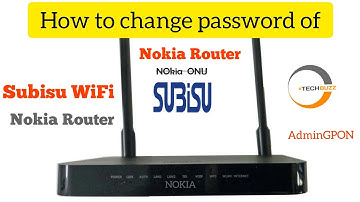 How to change Subisu WiFi Password | Nokia Router | Subisu internet 🔥🔥