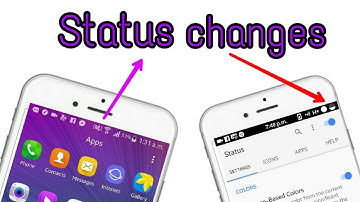 How To Change System status bar | Without Status App | without Root || Simple technique | 2018