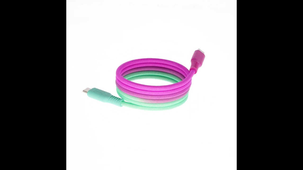 K-S-Trade - Cavo Di Ricarica Magnetico 90cm Con Adattatori USB-C E Micro USB - 2A E 480Mbps Per UMIDIGI A7s E Altri - Trecciato Nylon - 5