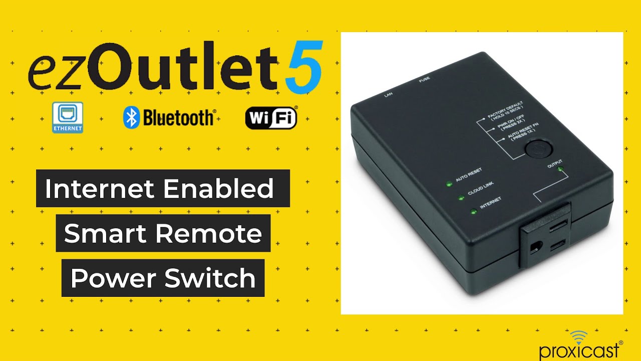 5Gstore Remote Power Switch - 2 Outlets - Remote Automation and Remote  Rebooting - App Controlled