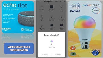 Wipro Smart Bulb Setup |Smart Bulb configuration |Smart Bulb Integration with Alexa Echo Dot