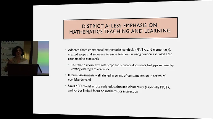 Cynthia Coburn on Fostering Prek  3 Alignment and ...