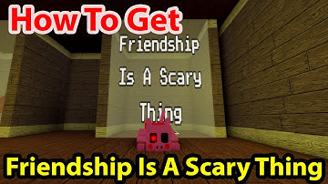 Roblox How To Get Friendship Is A Scary Thing Badge And Skin In Piggy RP WIP