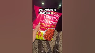 Red 40 Free hot chili lime chips at Trader Joe’s #Shorts