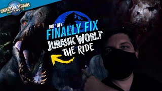 Did Universal Studios FINALLY Fix Jurassic World The Ride?! || Universal Studios Hollywood 2021