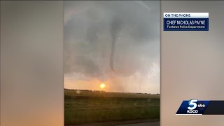 Tonkawa police chief provides update after Friday tornado