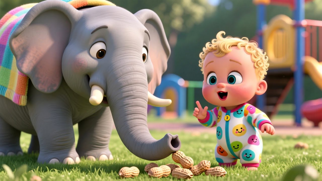 Elephant Play Park Fun 🐘 | Fun Learning & Play for Kids | Toddler Adventure Video