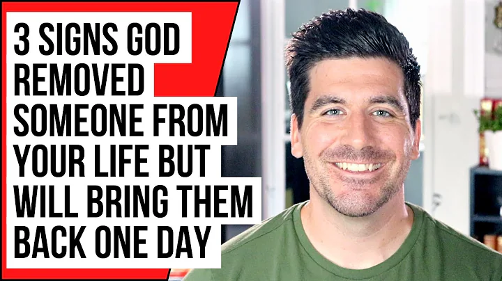God Removed Someone from Your Life But Will Bring Them Back If . . .
