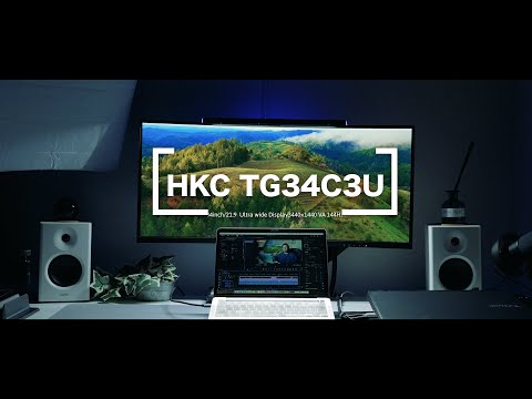 HKCウルトラワイドモニター 大画面34インチ湾曲144Hz JAPANNEXT 34型 ウルトラワイド(UWQHD)曲面ゲーミングモニター
