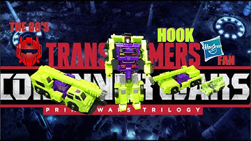 Transformers Combiner Wars Constructicon DEVASTATOR Voyager Class Hook Toy Review