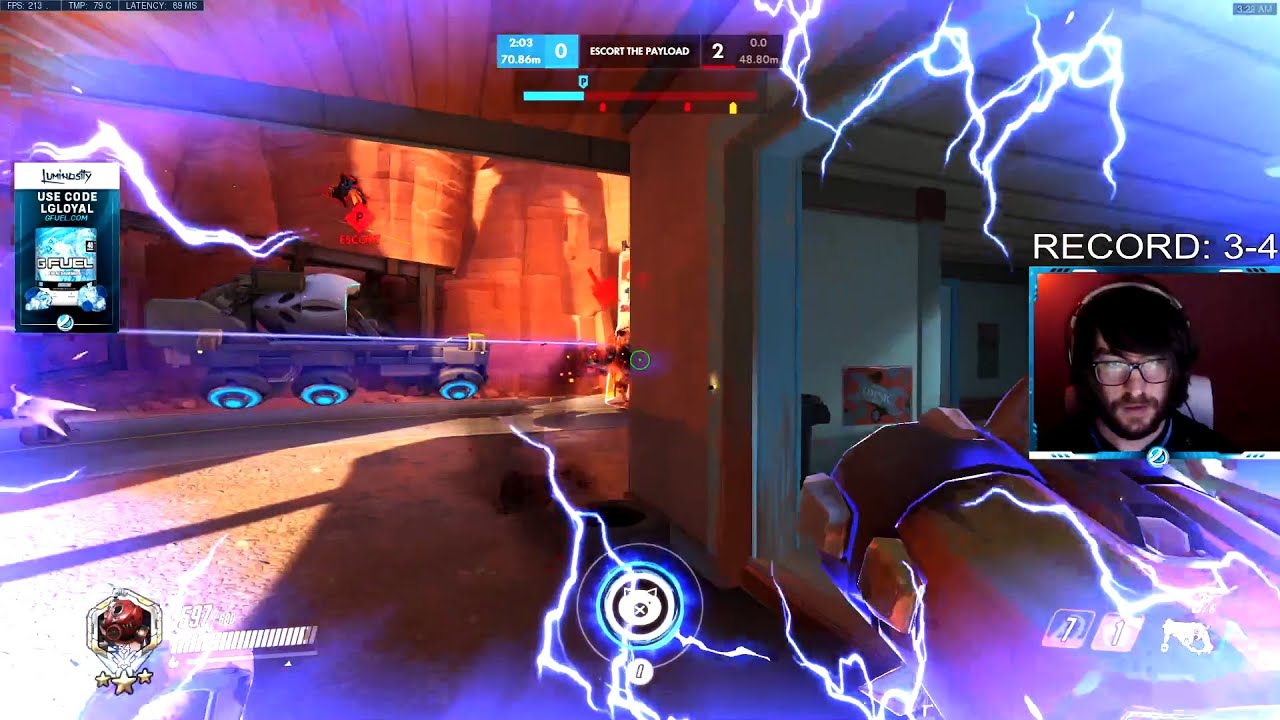 HARBLEU INSANE NANO ROADHOG! 40 ELIMS! [ OVERWATCH SEASON 22 TOP 500 ]