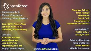 #openforce Clients #DriversWanted #National #Delivery #Driver #Registry All Markets / Vehicle sizes