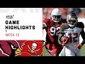 Cardinals vs. Buccaneers Week 10 Highlights | NFL 2019