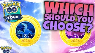 WHICH VERSION SHOULD YOU CHOOSE??  Diamond and Pearl Pokémon GO Tour Explained!