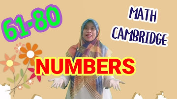 MATH : NUMBERS 61-80 | CAMBRIDGE | GRADE 1