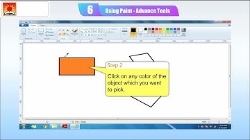 Computer Class 3 - Chapter 6 - Using Paint - Advance Tools - colour picker tool