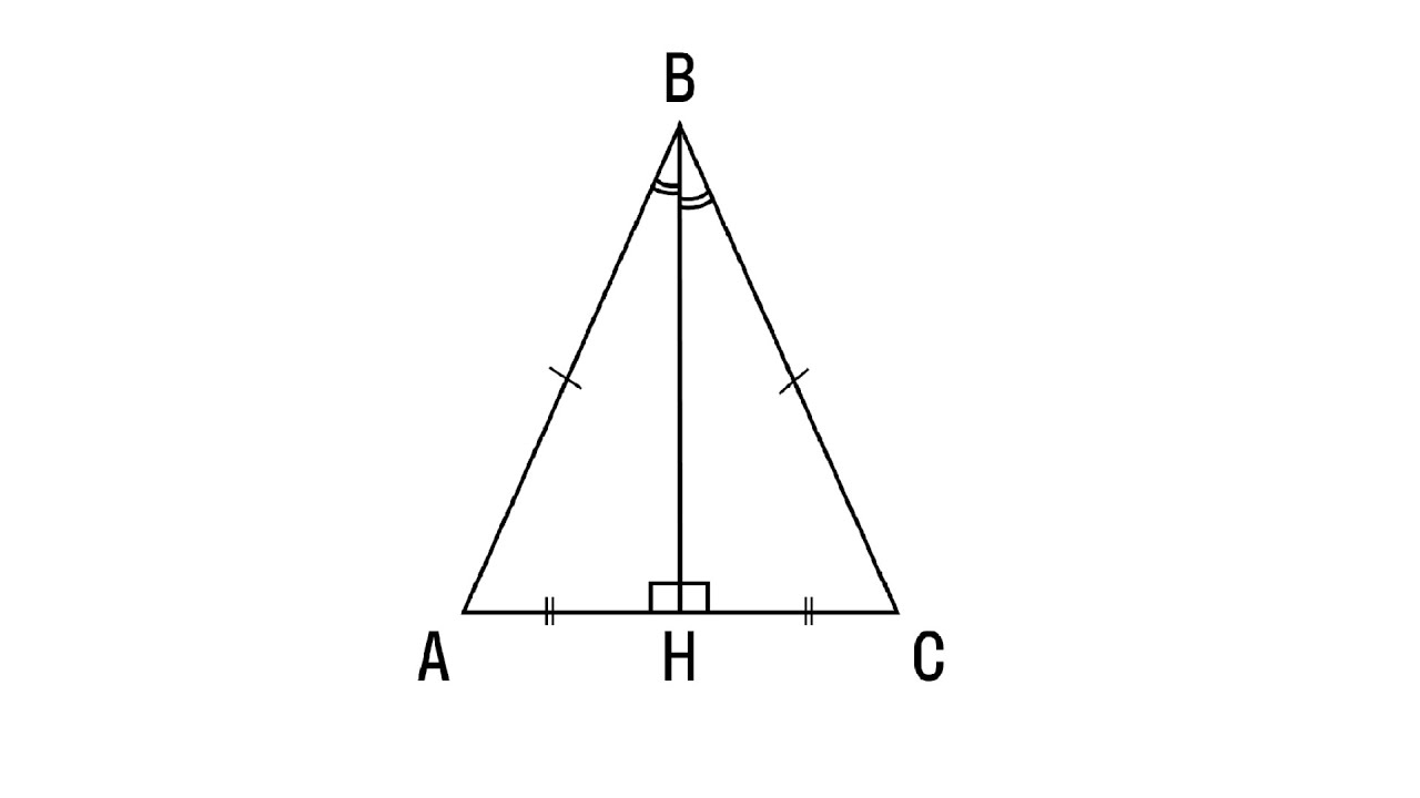 How To Find The Height In An Isosceles Triangle - science on youtube !!!
