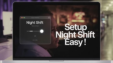 How to Set Up Night Shift on MacBook Air/Pro | MacOs