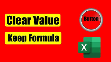 How To Create a Button to Clear Cell Value but Keep the Formula