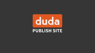 How to Publish Your Website & Connect to a Domain - Duda Responsive Website Builder