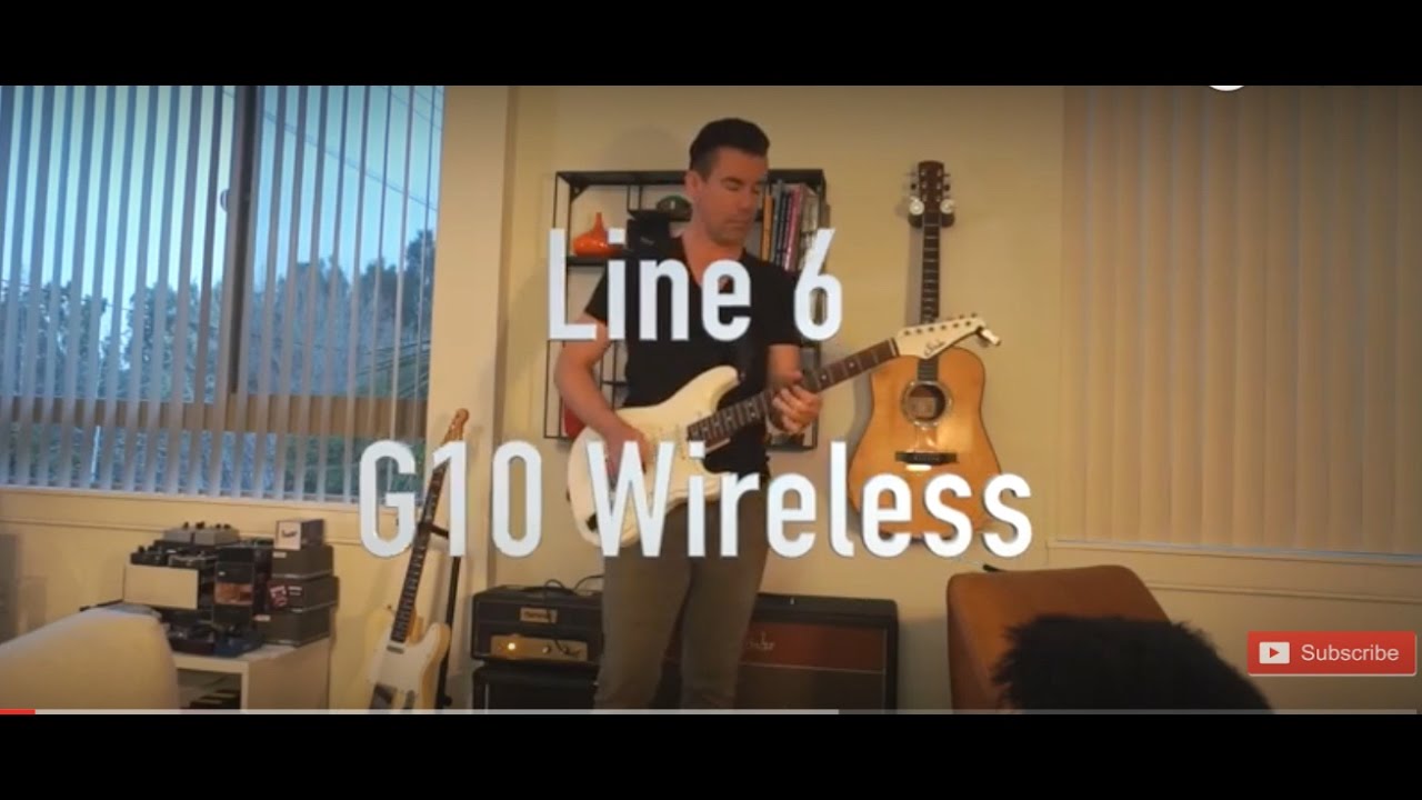 Line 6 Relay G10 guitar wireless, demo by Pete Thorn YouTube