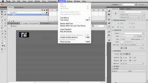 Intro to Actionscript 3 Object Oriented Programming   Making a Countdown Clock Timer Mobile clip8